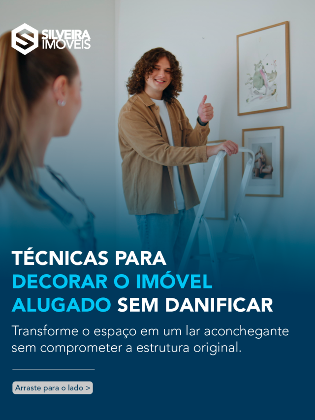 Técnicas para decorar o imóvel alugado sem danificar.