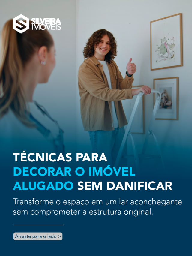 Técnicas para decorar o imóvel alugado sem danificar.